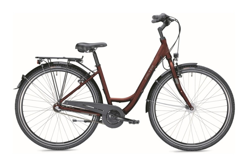 FALTER C 3.0 Wave bordeaux, glossy Citybike